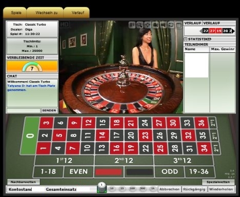 Live Roulette spielen